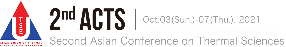 2nd ACTS - Asian Conference on Thermal Sciences 2020